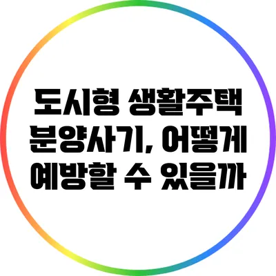 도시형 생활주택 분양사기, 어떻게 예방할 수 있을까?
