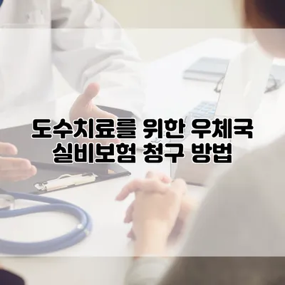 도수치료를 위한 우체국 실비보험 청구 방법
