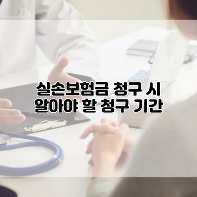 실손보험금 청구 시 알아야 할 청구 기간