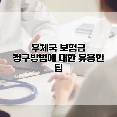 우체국 보험금 청구방법에 대한 유용한 팁